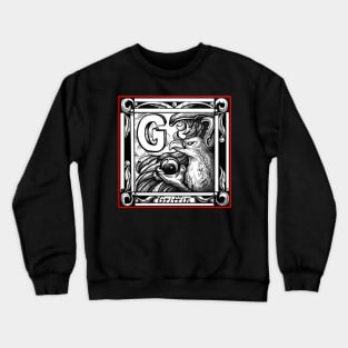 G is For Griffin - Red Outline Version Crewneck Sweatshirt